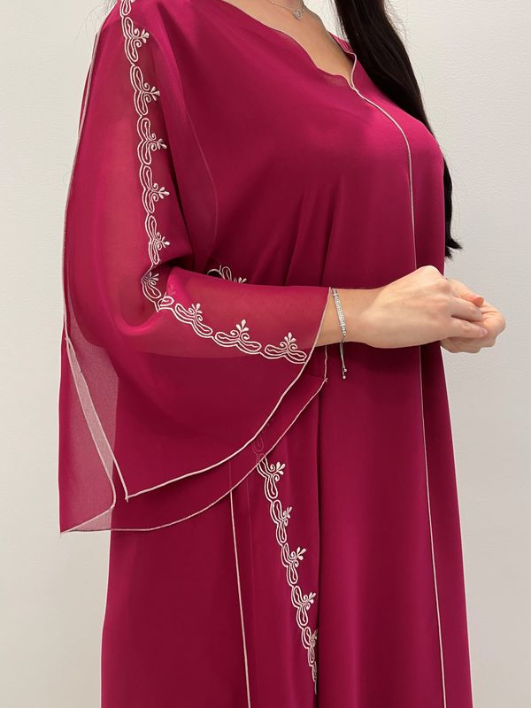 Chiffon Machine Embroidery